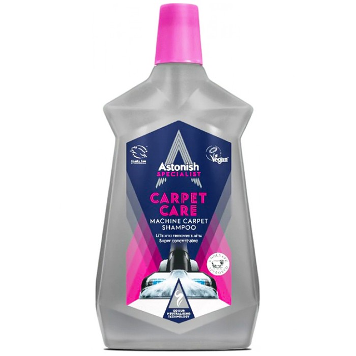 Суперконцентрований шампунь для пилососів Astonish з дезінфікуючим ефектом, 1 л (212022) - 